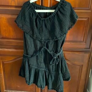 Short black, summer dress size medium